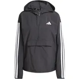 adidas Women's ESSENTIALS 3-STRIPES LIFESTYLE WOVEN Windbreaker black/white, S