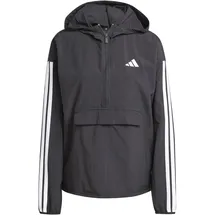 adidas Women's ESSENTIALS 3-STRIPES LIFESTYLE WOVEN Windbreaker black/white, S