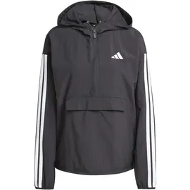 adidas Women's ESSENTIALS 3-STRIPES LIFESTYLE WOVEN Windbreaker black/white, S