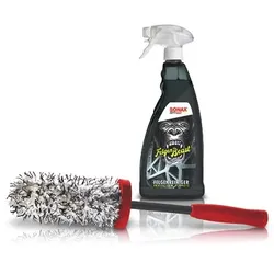 Sonax 1 L FelgenBeast Felgenreiniger + Microfaser FelgenBürste