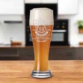 LUXENTU Weizenglas Bierglas 0,5 l