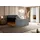 altdecor Boxspringbett 200 x 200 cm H3 Dunkelgrau