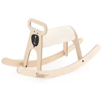 Mamatoyz Holz Schaukelpferd Bär | Natur | 76x24x41cm - Natur