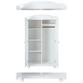 Interlink Kleiderschrank Hedda weiß