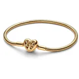 Pandora 563516C01 Damen Charms-Armband Familienbaum Goldfarben, 21 cm