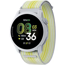 COROS Pace 4 GPS 43 mm Nylonarmband Weiß 22 mm
