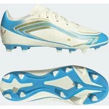 adidas F50 Messi Club MG/Fg Kinder Ivory/Semi Blue Burst/Icey Blue 36
