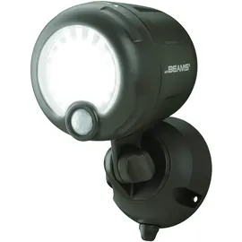 mrbeams Außenstrahler LED 200 lm mit Bewegungsmelder 2er Set braun