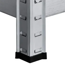 SCHULTE Regalwelt Schwerlastregal Holz/MDF 180x40x40 cm grau