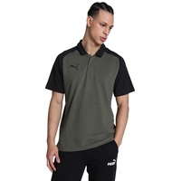 Puma Herren teamCUP Casuals Polo Poloshirt, Grünmoos, M