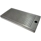BieTal BieTal® Tropfschale Tropfblech Tropfkasten Edelstahl 30x15x2cm - 2-teilig