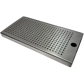 BieTal BieTal® Tropfschale Tropfblech Tropfkasten Edelstahl 30x15x2cm - 2-teilig
