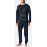 SCHIESSER Pyjama Fine Interlock Blau M (48)