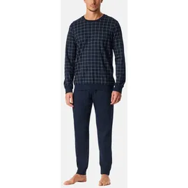 SCHIESSER Pyjama Fine Interlock Blau M (48)