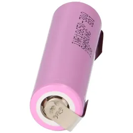 Samsung INR 18650 30Q Akku 3,7V Li-Ion 3000 mAh 15A mit U Lötfahne