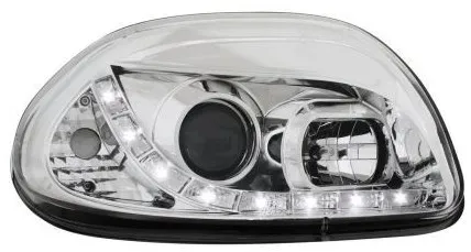 Kristall-Scheinwerfer DEVIL EYES RENAULT CLIO 2 (98-00) - Chrom