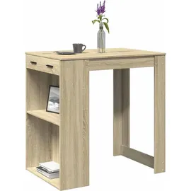 vidaXL Bartisch Sonoma-Eiche 102 x 70 x 103,5 cm Braun