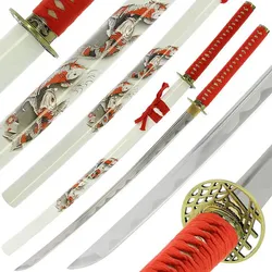 Handgeschmiedetes Samuraischwert Koi mit Saya