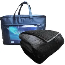Polar Night Gewichtsdecke 150x200cm Sherpa Black - 9 Kg