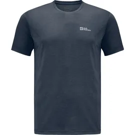 Jack Wolfskin Vonnan Kurzarm-t-shirt - Midnight Sky - M