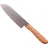 Windmühlenmesser Santoku Kochmesser 18 cm Braun