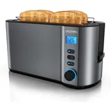 Arendo Langschlitz-Toaster Braun