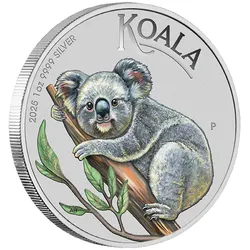 Australien 2025: Kolorierte Silbermünze "Koala" - Brisbane Money Expo