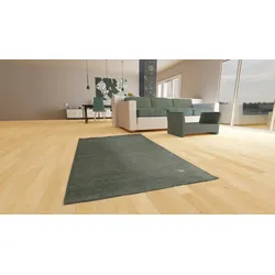 Wollteppich MORGENLAND "Asteria - Gabbeh Teppich - Indus", grau, B:200cm H:1,8mm L:300cm, Schurwolle, Teppiche, handgeknüpft