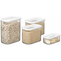 Mepal Modula Küchendose weiß 1 l 4-teiliges Set