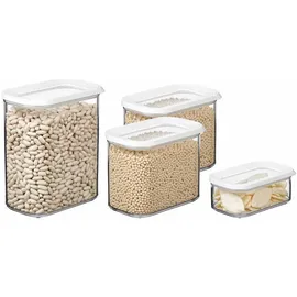 Mepal Modula Küchendose weiß 1 l 4-teiliges Set