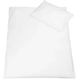 ZOLLNER Bettwäsche,, weiß Textil, 100x135 cm, Schlaftextilien, Bettwäsche, Bettwäsche