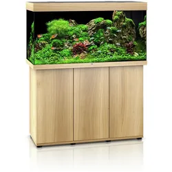 JUWEL Rio 350 LED Aquarium mit Unterschrank helles Holz