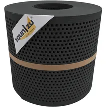 zaunzu® Doppelstabmattenzaun 26 m x 19 cm Anthrazit