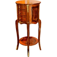 Casa Padrino Beistelltisch »Barock Kommode mit Schubladen Braun 80 x 40 cm - Antik Stil Beistell Tisch - Telefontisch - Möbel«
