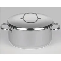 RIESS Cristall Kasserolle 18 cm silber