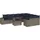 vidaXL Gartensofa-Set 10-tlg. grau Polyrattan