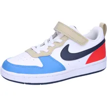 Nike Court Borough Low Recraft Kids White/Thunder Blue/Light Crimson 28