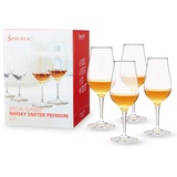 Spiegelau & Nachtmann, 4-teiliges Whiskybecher-Set, Snifter Premium mit gezogenem Stiel, 4460177
