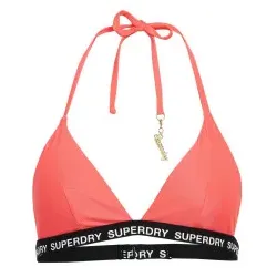 Superdry für Damen. W3010394A Rosa Bikinioberteil (XS), Strandbekleidung, Recyceltes Polyester