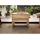 Massivmoebel24 Nachtschrank JANGALI 50 x 35 x 40 cm Beige