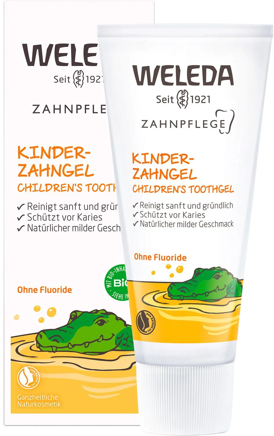 Weleda Kinder-Zahngel - natürliche Kariesprophylaxe für die Milchzähne, enthält keine Fluoride