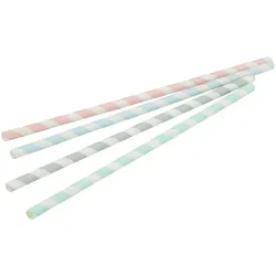 BIOZOYG 7000 Stück Trinkhalm Papiertrinkhalme 20cm,  Ø6mm, pastell, Strohhalme, umweltfreundliche Trinkhalme - Ökologische Alternative zu Plastik