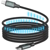 Ansmann USB-Kabel Apple Lightning Stecker, USB-C® Stecker 120 cm