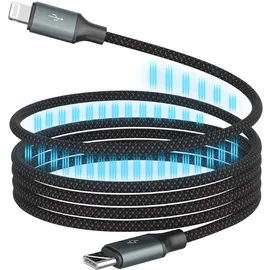 Ansmann USB-Kabel Apple Lightning Stecker, USB-C® Stecker 120 cm