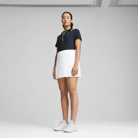 Puma Poloshirt "CLOUDSPUN Bridges Kurzärmeliges Golf-Polo Damen", Damen, Gr. XS, blau (deep navy blau), Obermaterial: 94% Polyester, 6% Elasthan. Rippe: 100% Polyester. Einsatz: 100% Polyester, clean, regular fit, Shirts