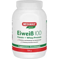 MEGAMAX Eiweiß 100 Cappuccino Pulver 750 g