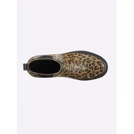 Heine Stiefelette in camel-schwarz | Gr.: 38