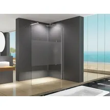 Buylando Lily Walk-In-Dusche 140 x 200 cm Mitte satiniert/transparent 140200M