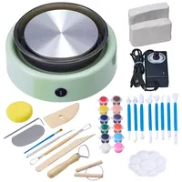 Vevor Mini Töpferscheibe 158 mm Drehteller mit einstellbarer Rotationsgeschwindigkeit