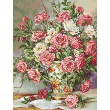 Lucas Luca-S Gobelin Set "Blumenstrauß für Prinzessin", Zählmuster, 23x30cm